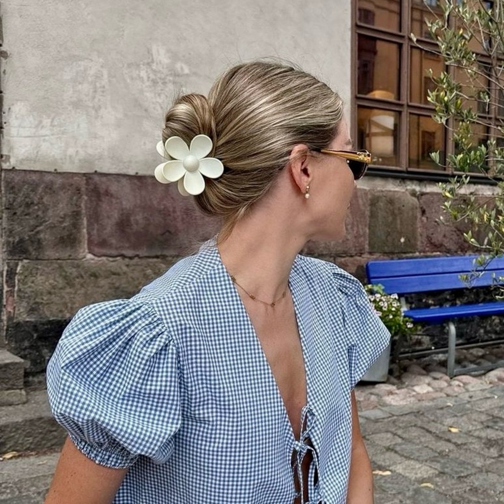 1PC Large Flower Hair Clip 🌸🍦☀️